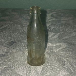 MINIATURE Vintage Coca Cola Bottle without Cap or Liquid